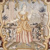 Armchair with high back called Dutch style neo-Louis XIII