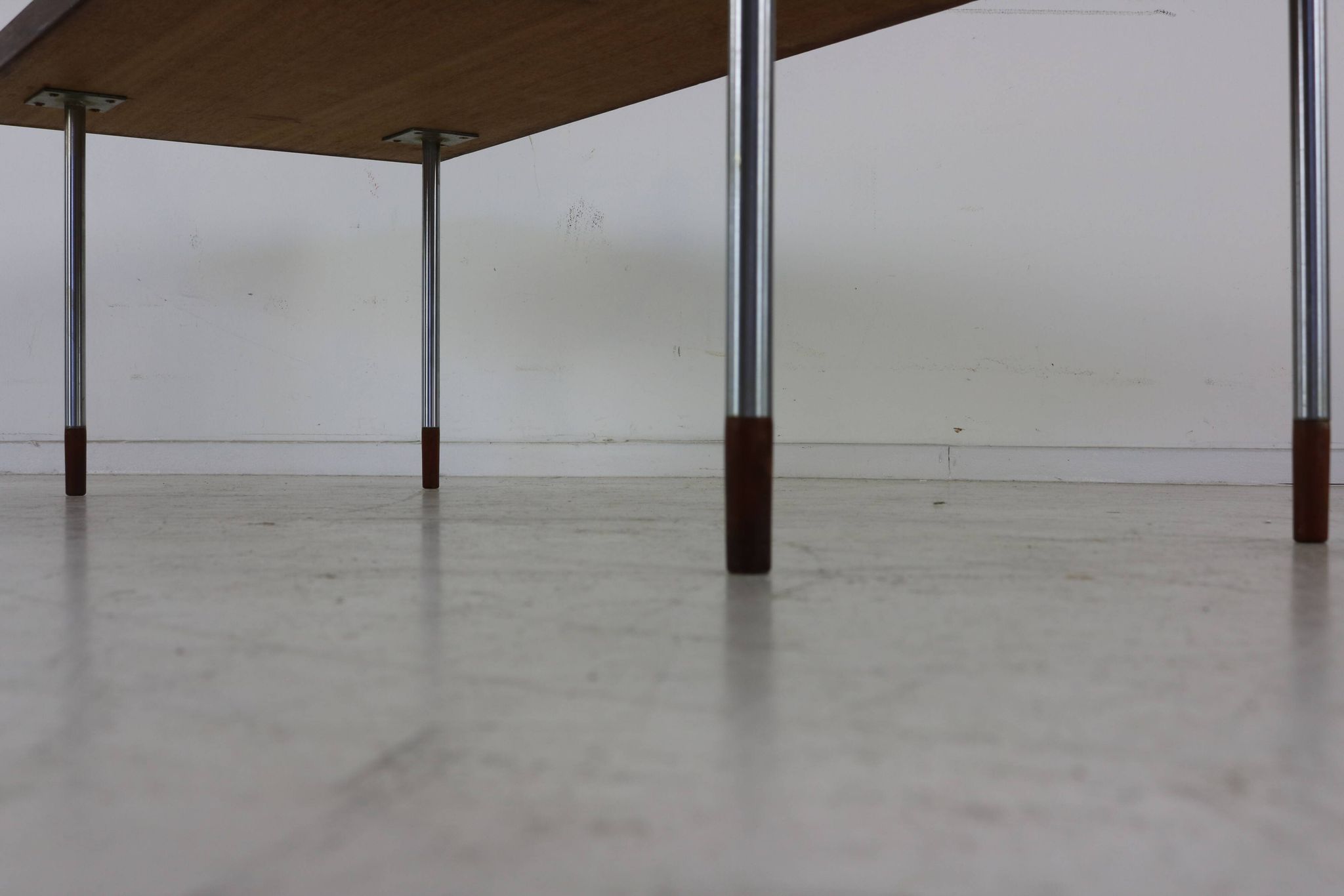 Rosewood wooden inlay table by Rudolf Glatzel for Fristho Holland