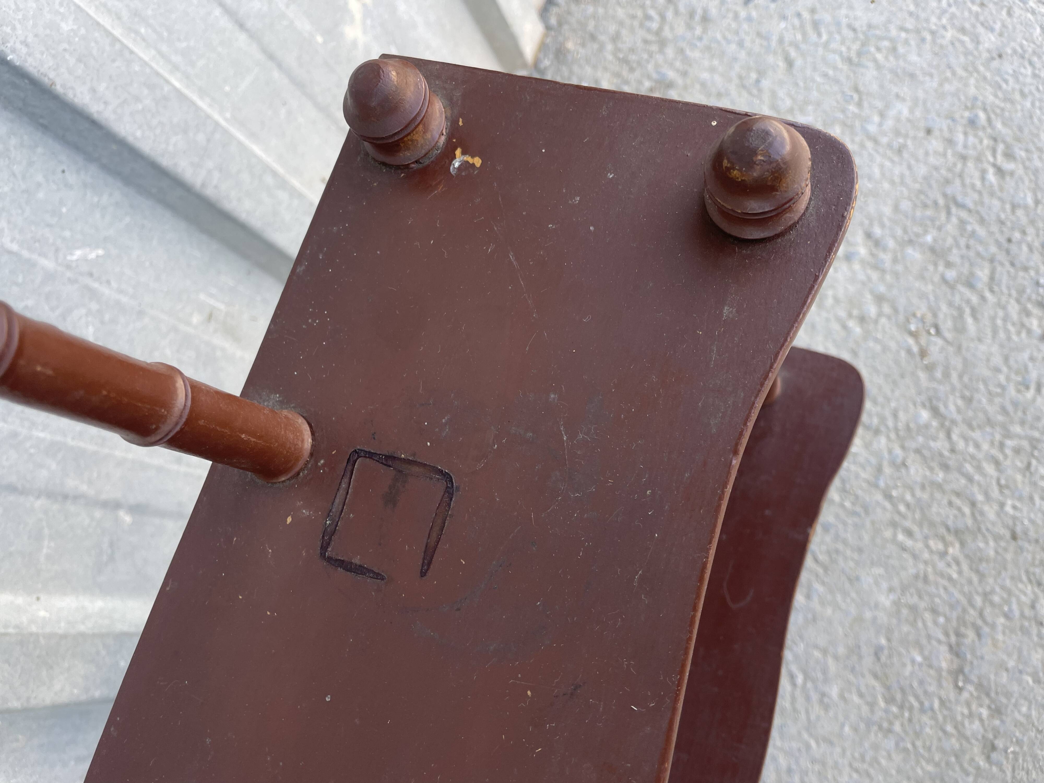 Old wooden wall shelf