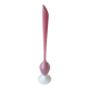 Vase soliflore en opaline rose