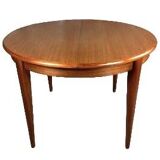 Vintage Scandinavian teak table, Baumann style table