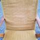 Sleigh armchair of the 40s/50s in oak