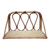 Vintage rattan shelf