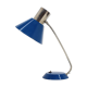1950s vintage blue table lamp Czechoslovakia