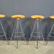 Set of Jamaica swivel bar stools by Pepe Cortès for BD Barcelona, 1990s