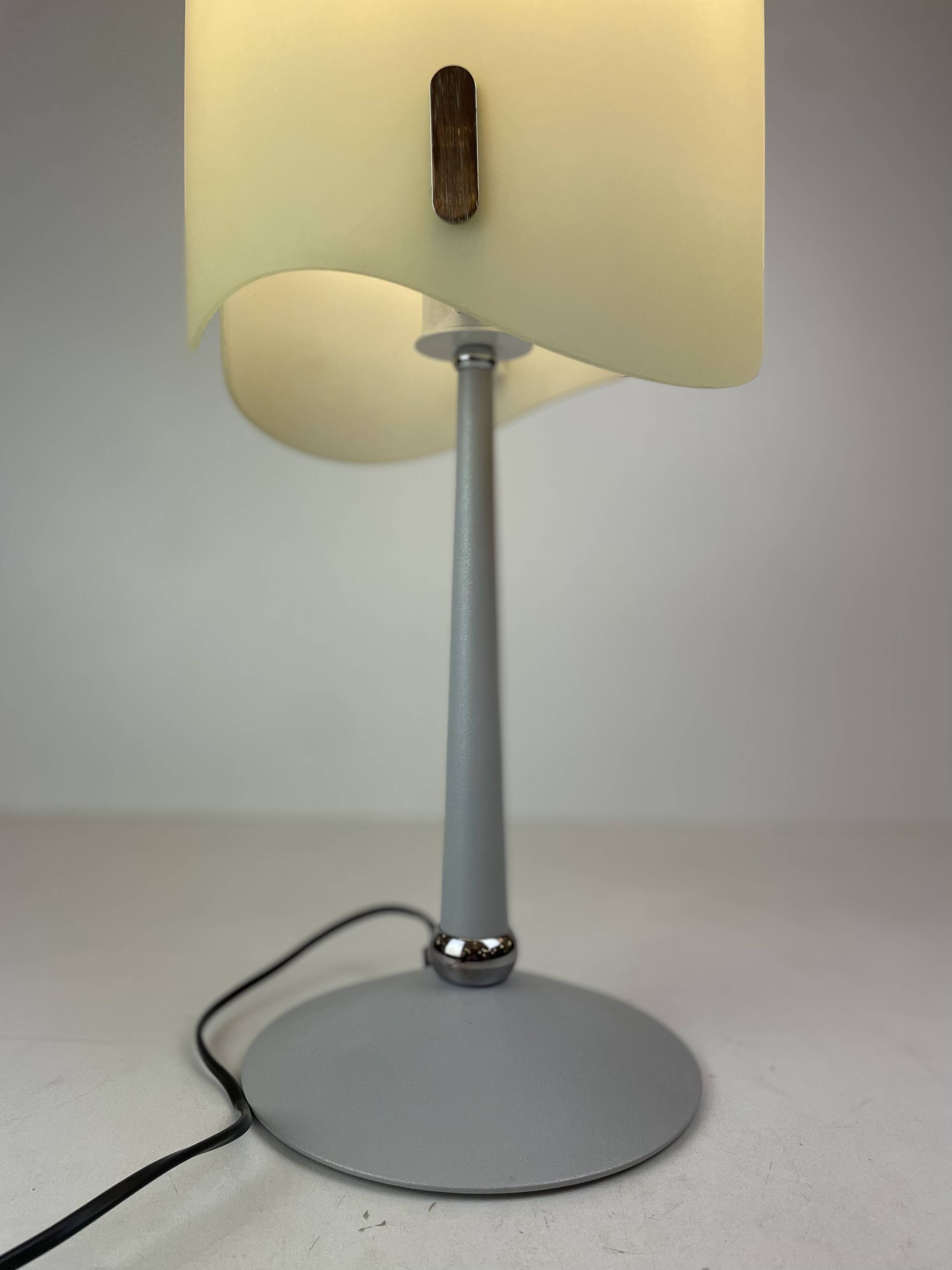 Italian Opaline Table Lamp, 1990s