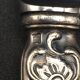 12 silver metal table knives model Rocaille