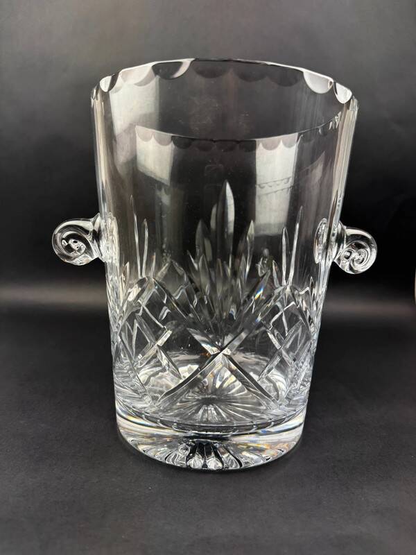Cut crystal champagne bucket
