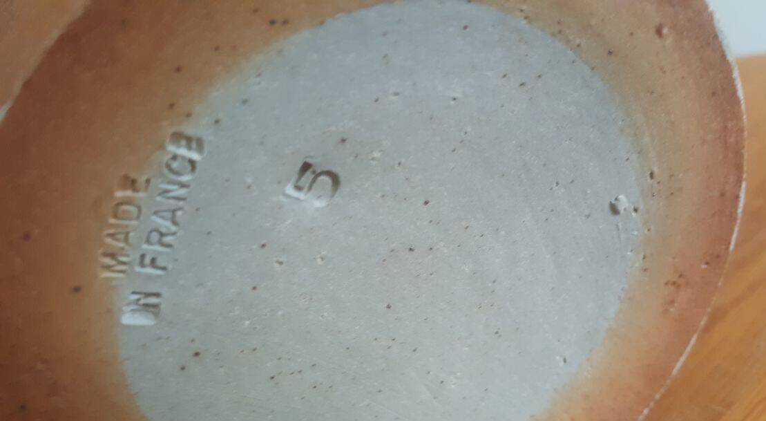 Pichet en grès brut vintage 1,5 L