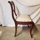 Mahogany empire chairs