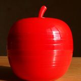 Coasters apple-shaped plastic design, vintage