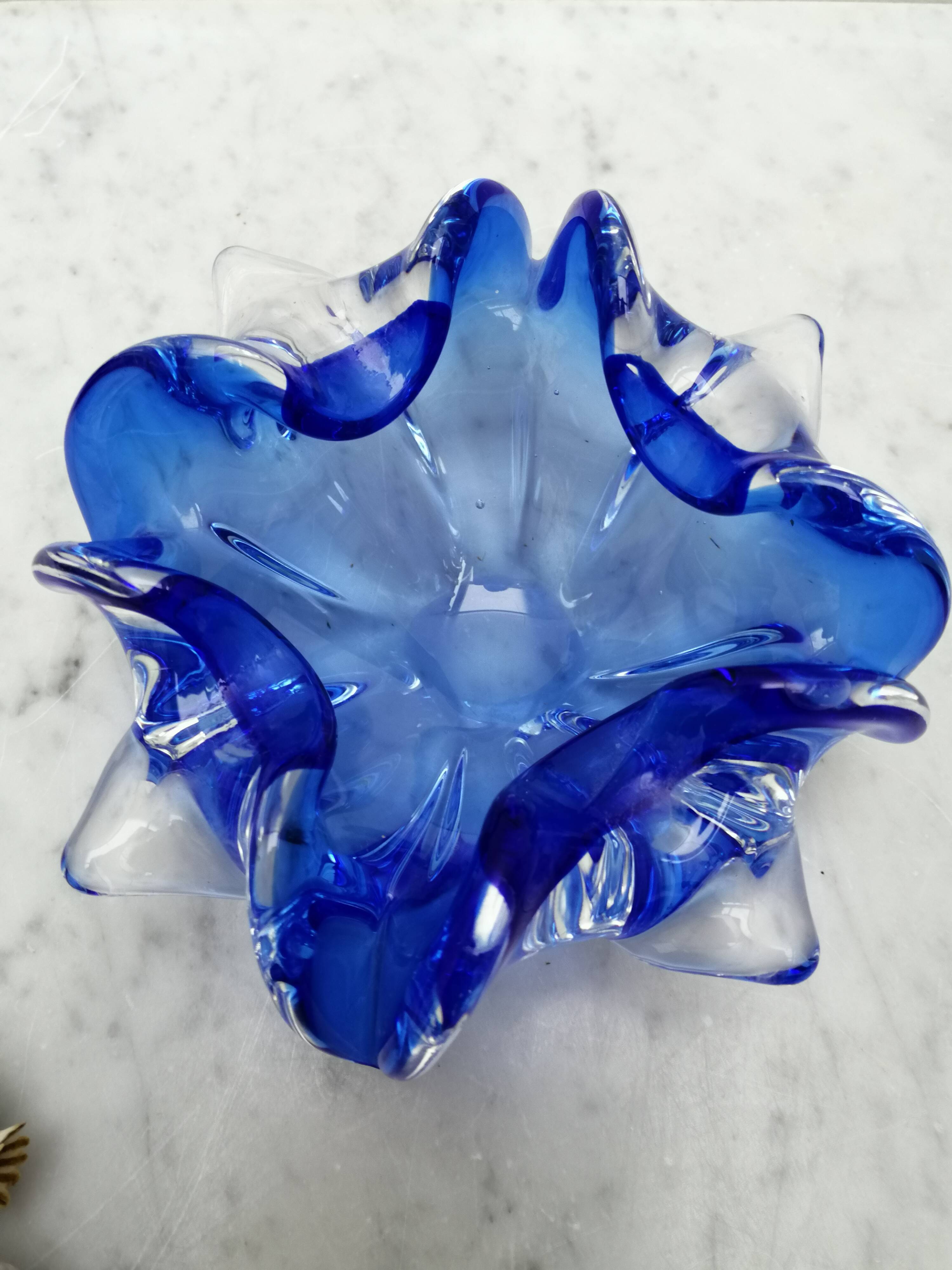 Empty Murano glass pocket