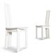 Set of 4 White leather by Pietro Costantini 1970 s lounge chairs