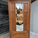 Antique French wardrobe with mirror
