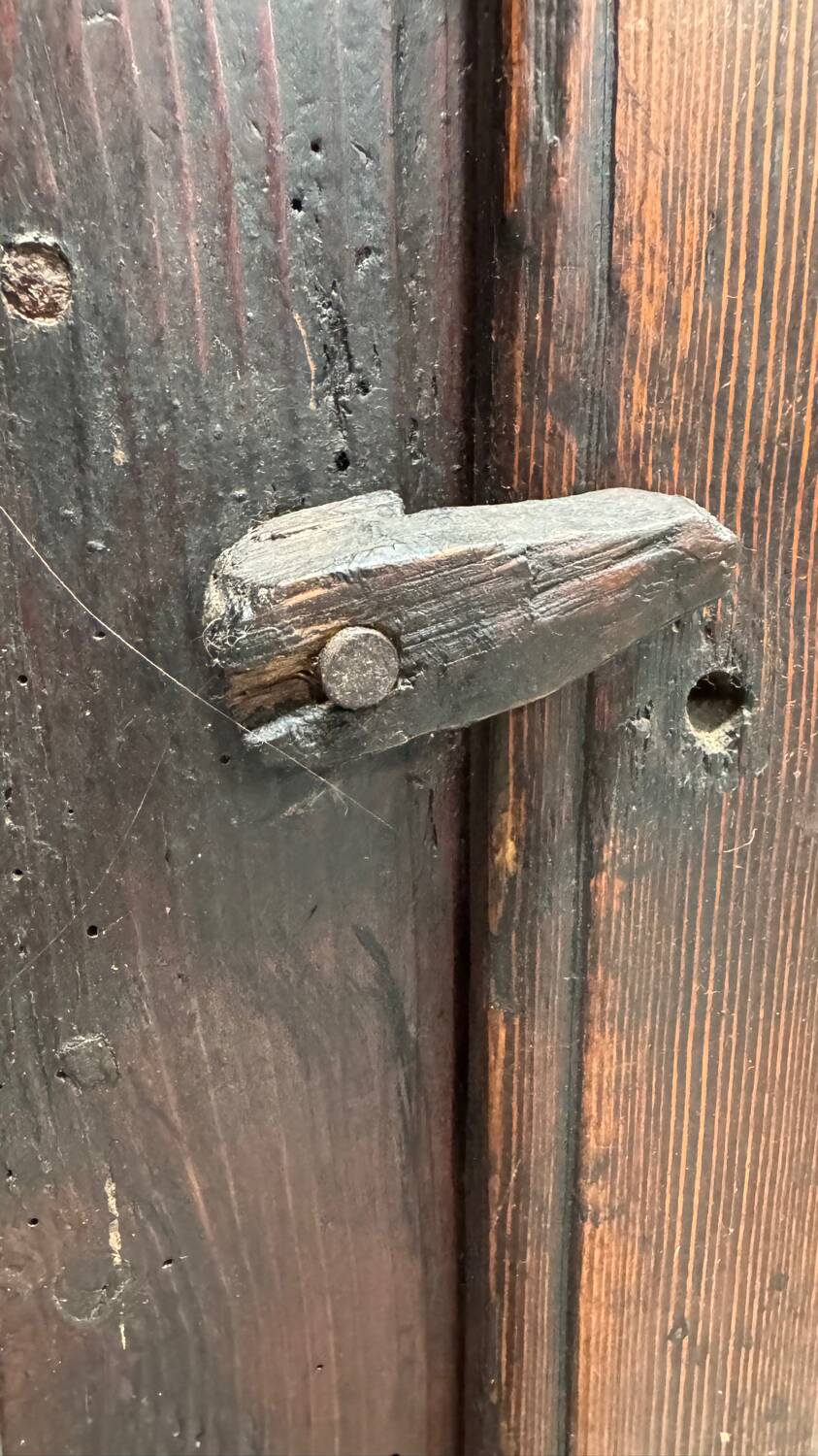 19th century folk art credenza