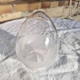 Globe en verre en forme d'obus, ogive pour lampe/ luminaire - Art-déco