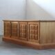 Vintage 1960/70s Danish Brutalist Light Oak Low Sideboard / Crezenda