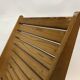 Wooden garden chair folding from the 70s in the Netherlands