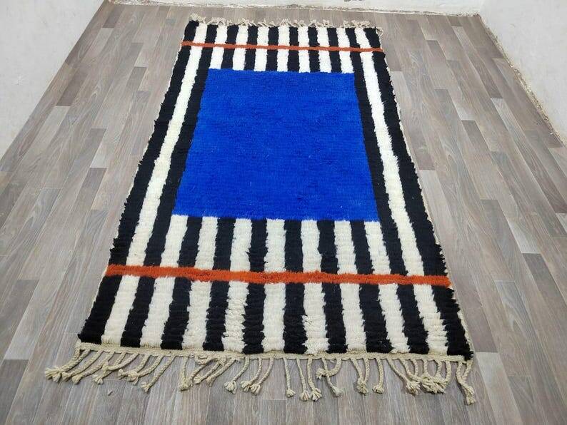 Azilal rug woven in wool 250cmx150cm