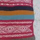 Traditional ethnic carpet multicolored in pure wool 110x60cm