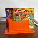Vintage orange letterholder 70s