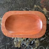 Tray in solid exotic wood