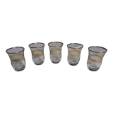 5 tea glasses
