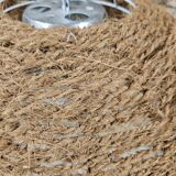Vintage rope reading floor lamp 1970