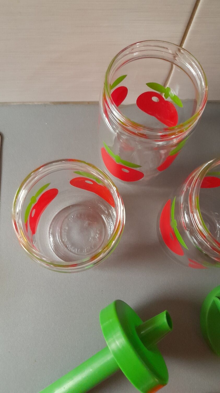 Lot de 3 bocaux Henkel 60s