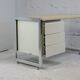 Bureau "space age". Acier laqué, acier chromé. France, circa 1970