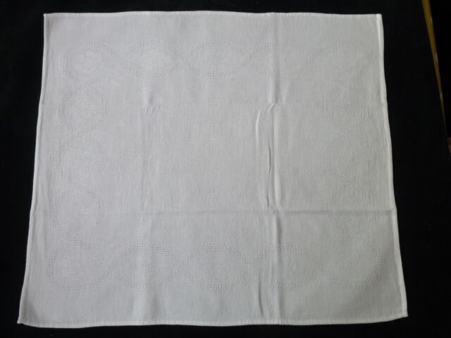 Set of 6 napkins in white cotton 47 x 54 cm