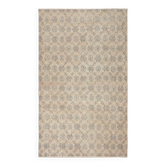 Vintage Turkish Handknotted Wool Rug. Floral Patterned Area Carpet for Cozy Farmhouse Interiors