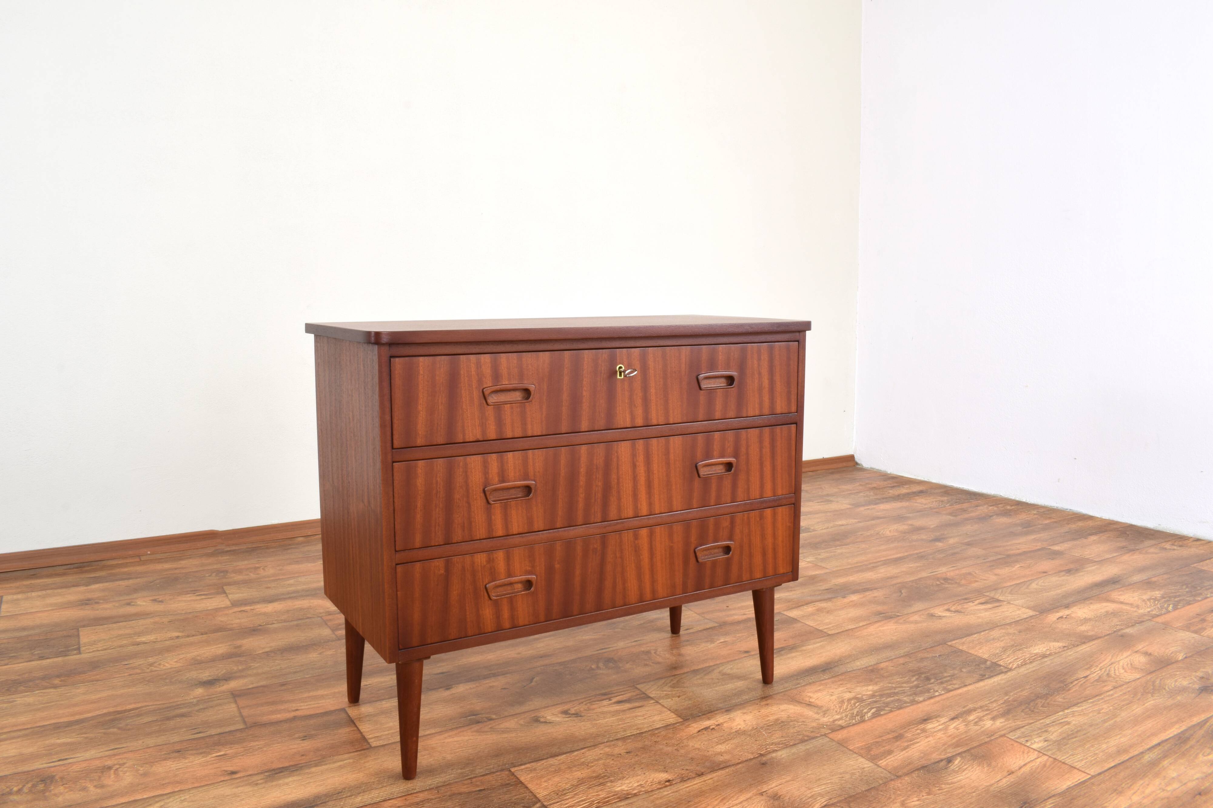 Mid-Century Danish Teak Chest of Drawers, 1960s.