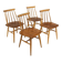 Set of 4 teak "Fanett" chairs by Ilmari Tapiovaara, Sweden, 1960