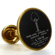 Scandinavian candle holder Hans-Agne Jakobsson Claudia honey L10232 1960