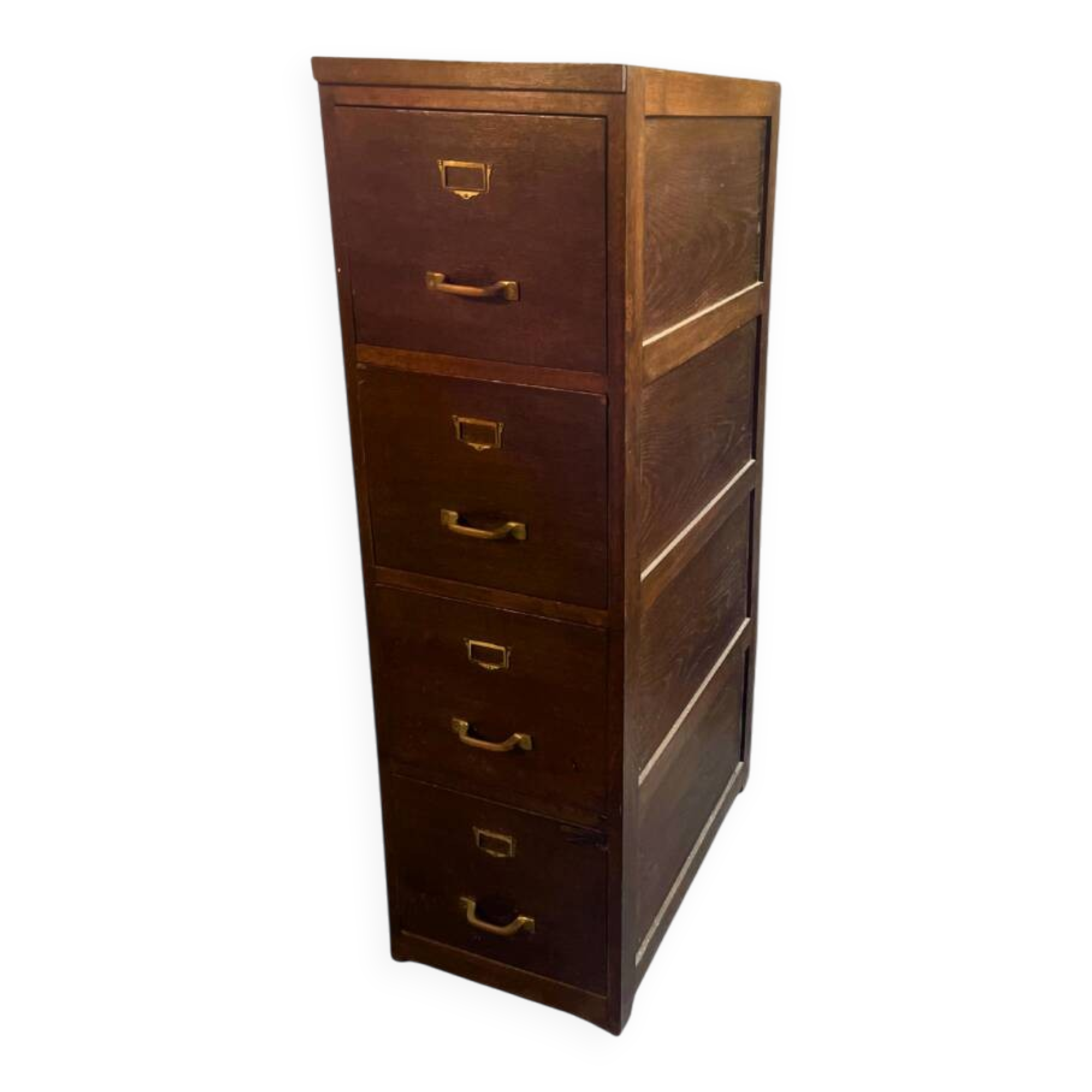 Antique filing cabinet "Shannon Filing Cabinet" - 4 drawers - oak