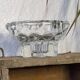Bougeoir en verre vintage