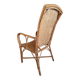 Vintage rattan armchair