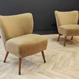 Two Mid Century cocktail chairs | Vintage - set of 2 armchairs