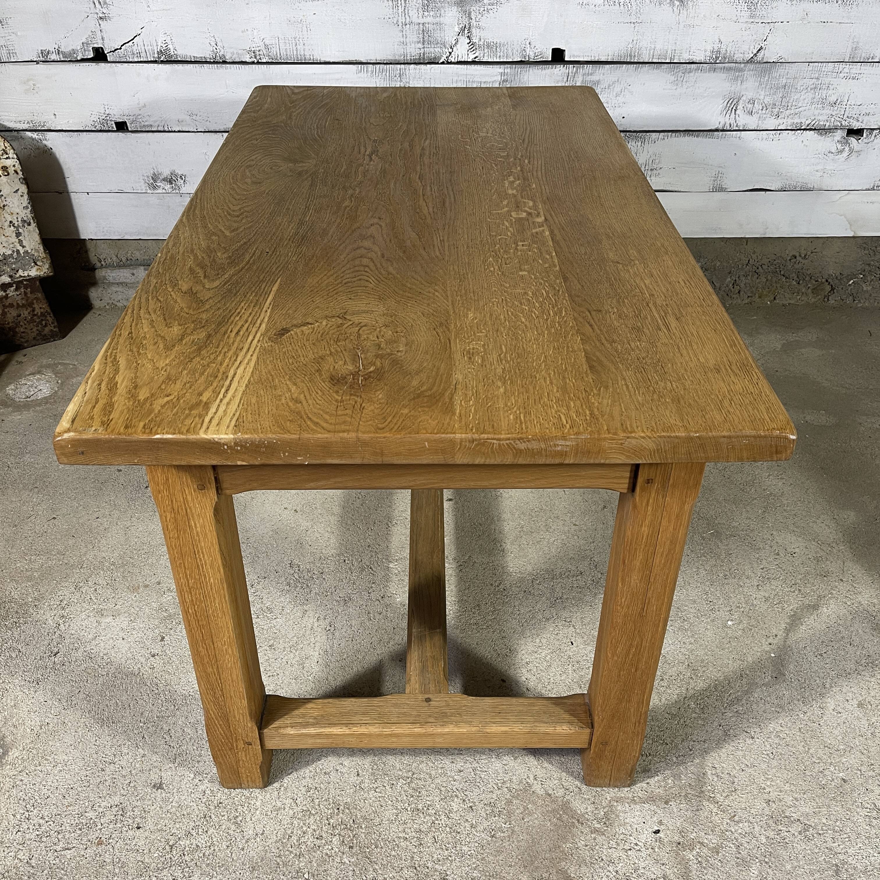 Oak farmhouse table