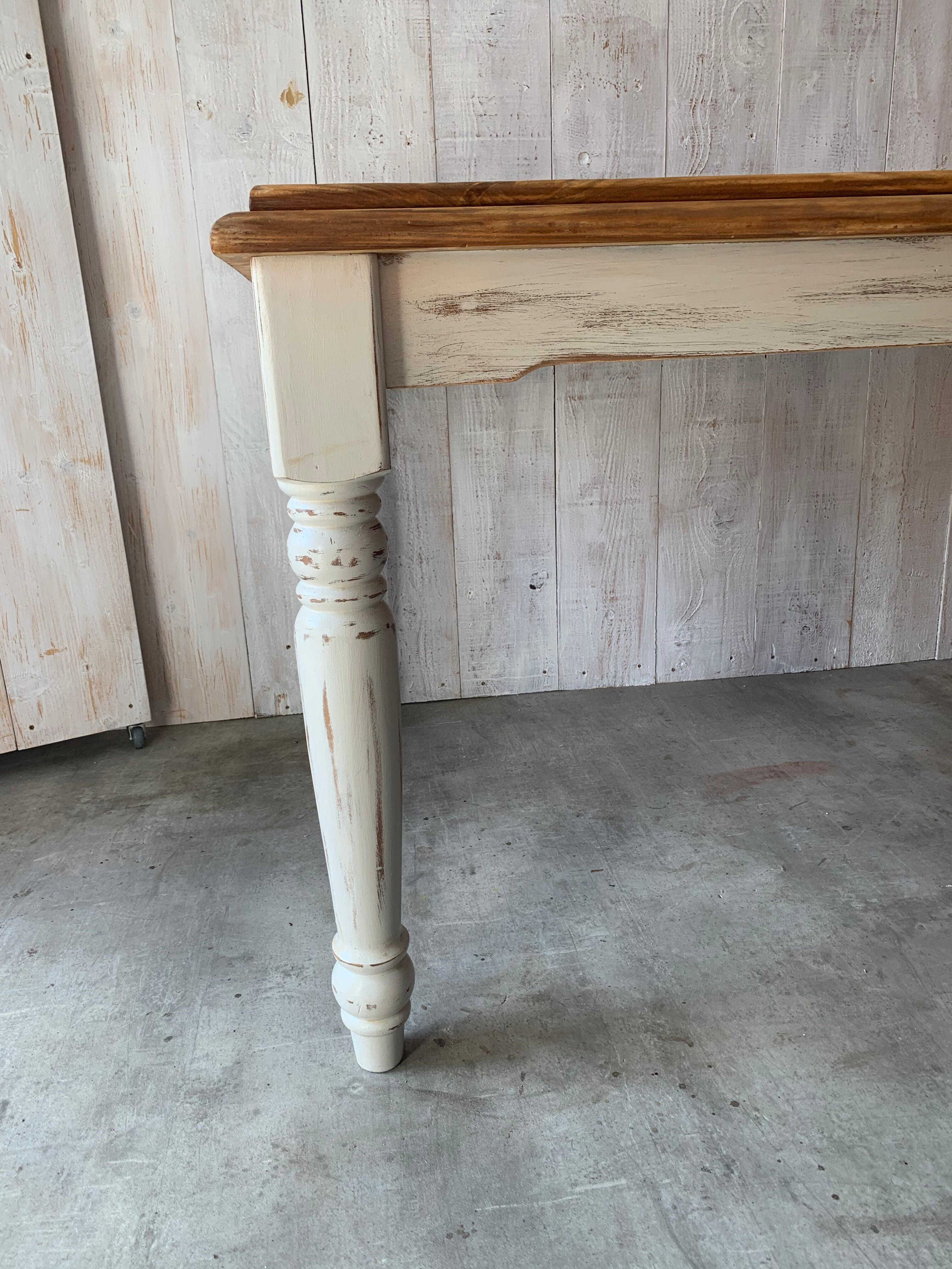 Large shabby chic table