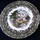 Round porcelain plate English Staffordshire Country Style model