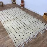 Tapis berbère a pois fait main 250 X 150 CM
