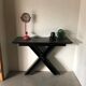 Industrial metal and ceramic console