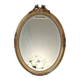 Ancien miroir biseauté stuck doré style Louis XVI