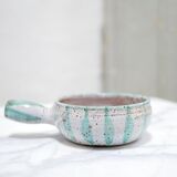 Caquelon vintage ceramic cup, Vallauris, France