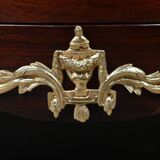 Small living room piece in precious wood marquetry, Louis XVI style – mid-19th century.