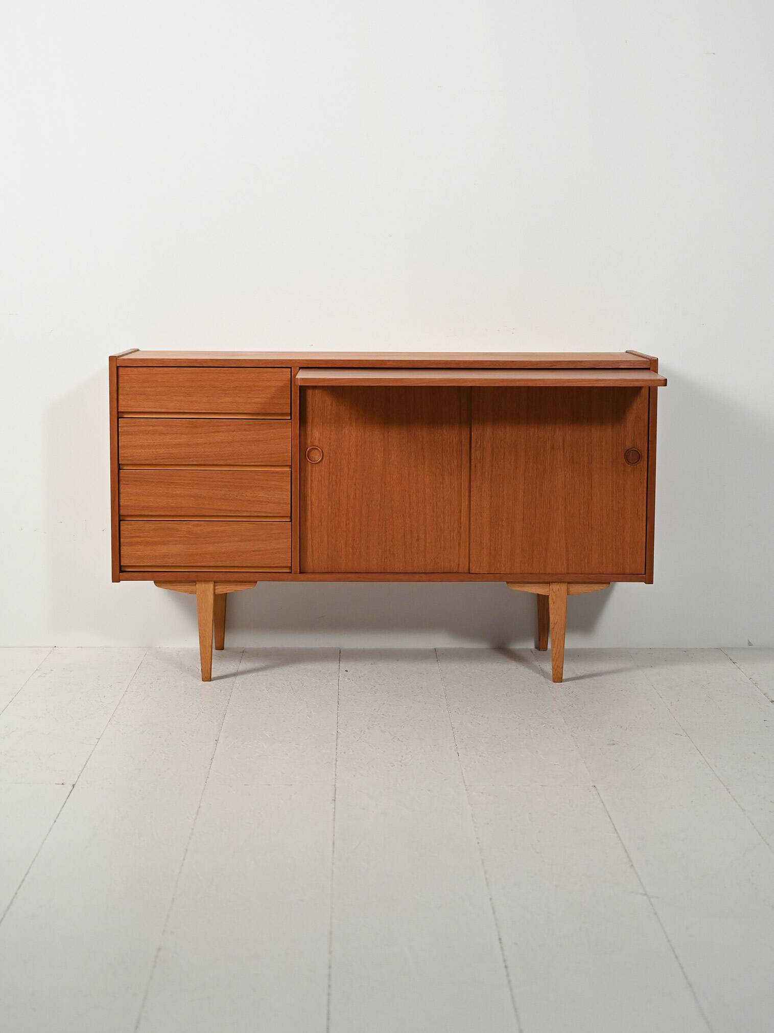 Sideboard Swedish 1960s with writing desk