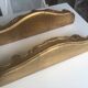 Lot of two gold wall consoles style 18th, production 20th (probably Italian)