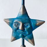 Bougeoir étoile en métal